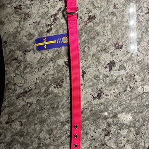 Pink Adjustable Dog Collar